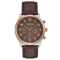 Analogue Watch - Kenneth Cole Men's Brown Watch KC51049009