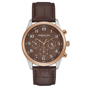 Analogue Watch - Kenneth Cole Men's Brown Watch KC51049009