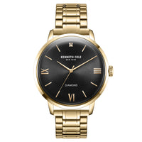 Analogue Watch - Kenneth Cole Men's Gold Watch KC51051004