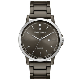 Analogue Watch - Kenneth Cole Men's Gunmetal Watch KC50555003