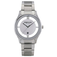 Analogue Watch - Kenneth Cole Men's Silver Watch KC50979006