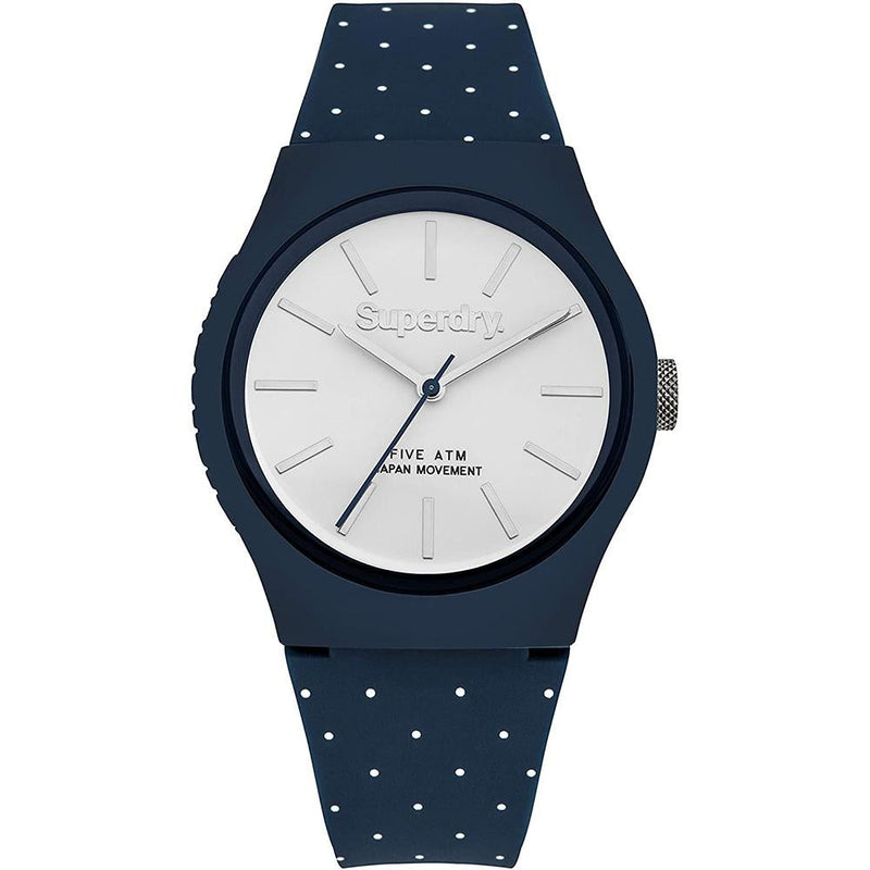 Analogue Watch - Ladies Urban Micro Blue Rubber Strap Superdry SYG166UW