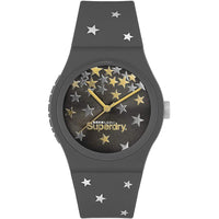 Analogue Watch - Ladies Urban Star Gray Rubber Strap Superdry Watch SYL275E