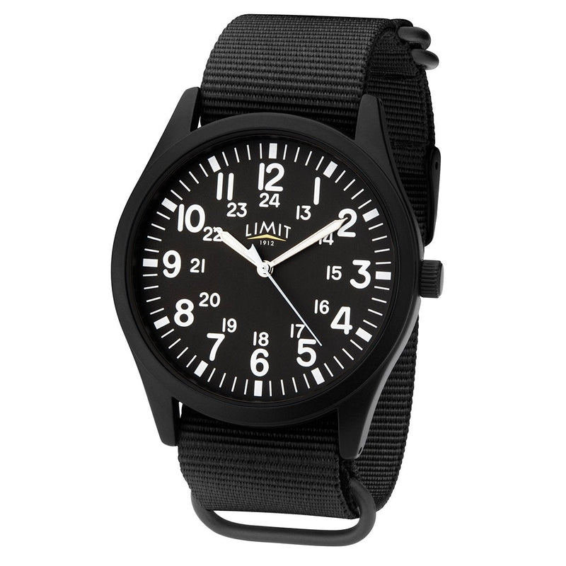 Analogue Watch - Limit 5773.37 Men's Black Pilot Watch