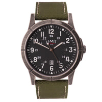 Analogue Watch - Limit 5790.01 Men's Green Pilot Watch