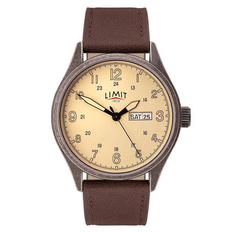 Analogue Watch - Limit 5792.01 Men's Brown Pilot Watch