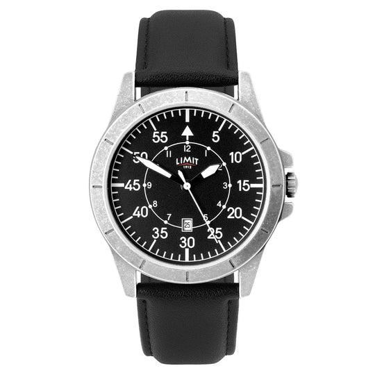 Limit 5794.01 Men's Black Pilot Watch