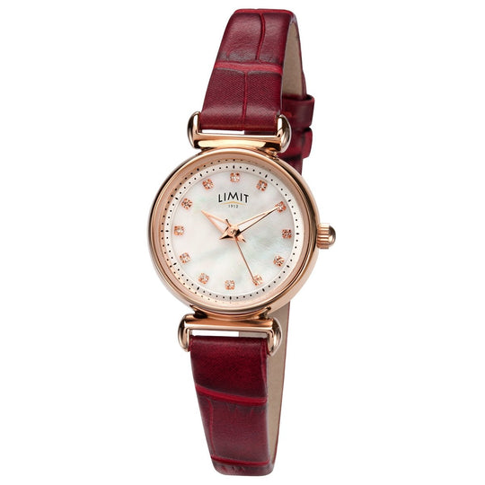 Limit 60043.01 Ladies Maroon Classic Watch