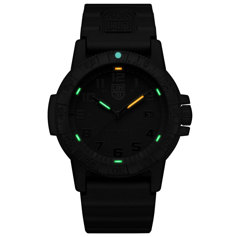 Analogue Watch - Luminox Leatherback Sea Turtle Giant Blackout Men's Black Watch XS.0321.BO.L