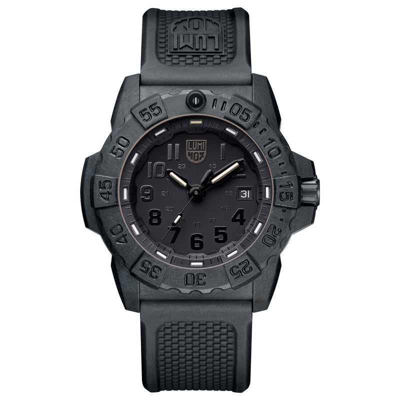 Analogue Watch - Luminox Navy Seal Men's Black Watch XS.3501.BO.F