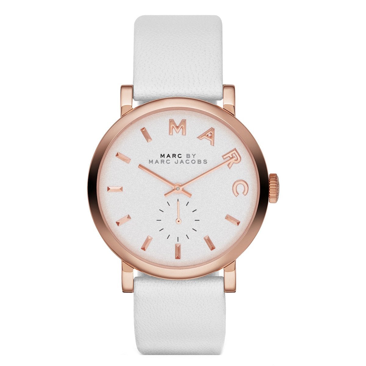 Marc jacobs watch white strap Clearance