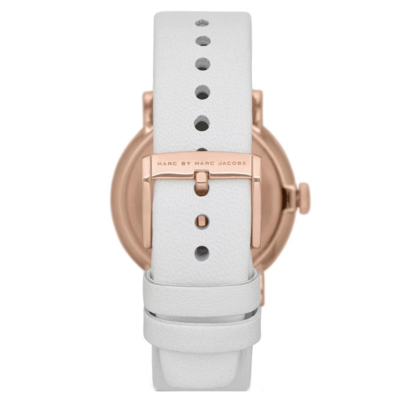 Analogue Watch - Marc Jacobs MBM1283 Ladies White Watch
