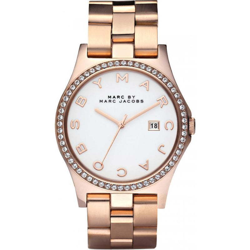 Analogue Watch - Marc Jacobs MBM3079 Ladies Henry Rose Gold Watch