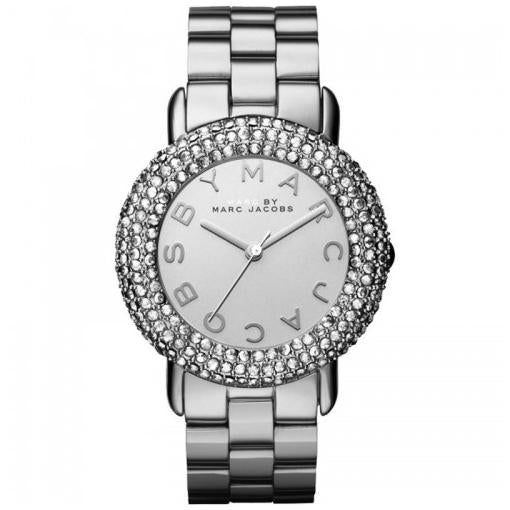 Marc Jacobs MBM3190 Ladies Marci Crystal Silver Watch