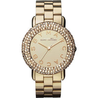 Analogue Watch - Marc Jacobs MBM3191 Ladies Marci Crystal Gold Watch