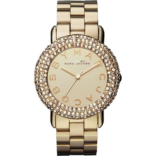 Marc Jacobs MBM3191 Ladies Marci Crystal Gold Watch