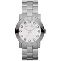 Analogue Watch - Marc Jacobs MBM3214 Ladies AMY Silver Watch