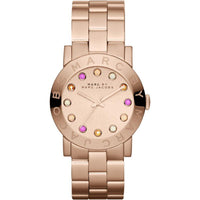 Analogue Watch - Marc Jacobs MBM3216 Ladies AMY Rose Gold Watch