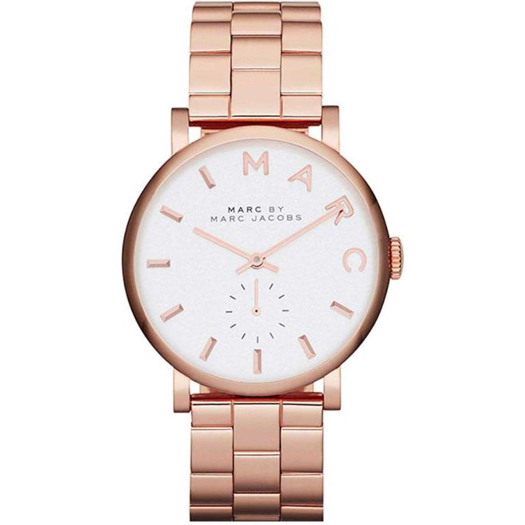 Analogue Watch - Marc Jacobs MBM3244 Ladies Baker Rose Gold Watch