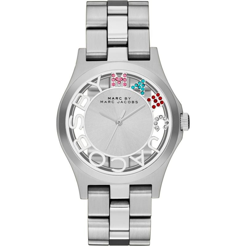 Marc Jacobs MBM3262 Ladies Henry Skelton Silver Watch from WatchPilot