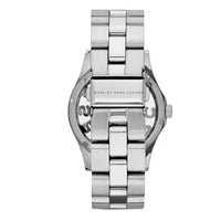 Analogue Watch - Marc Jacobs MBM3262 Ladies Henry Skelton Silver Watch