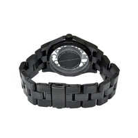 Analogue Watch - Marc Jacobs MBM3265 Ladies Henry Skeleton Black Watch