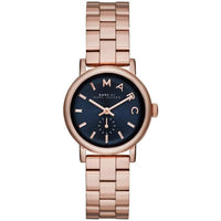 Analogue Watch - Marc Jacobs MBM3332 Ladies Baker Mini Rose Gold Watch