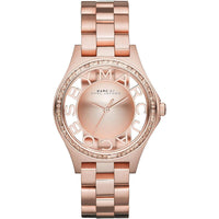 Analogue Watch - Marc Jacobs MBM3339 Ladies Henry Glitz Rose Gold Watch