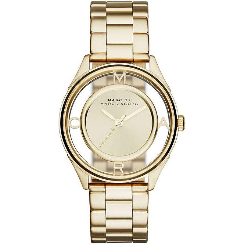 Analogue Watch - Marc Jacobs MBM3413 Ladies Tether Gold Watch