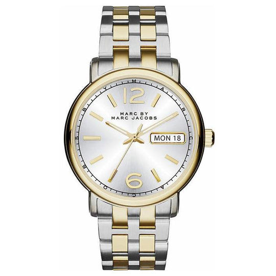 Marc Jacobs MBM3426 Ladies Fergus Silver Two-Tone Watch