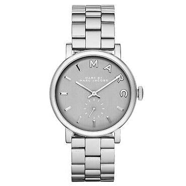 Analogue Watch - Marc Jacobs MBM8630 Ladies Baker Silver Watch