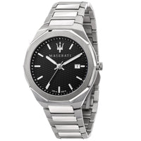 Analogue Watch - Maserati Men's Black Stile Watch MSR8853142003