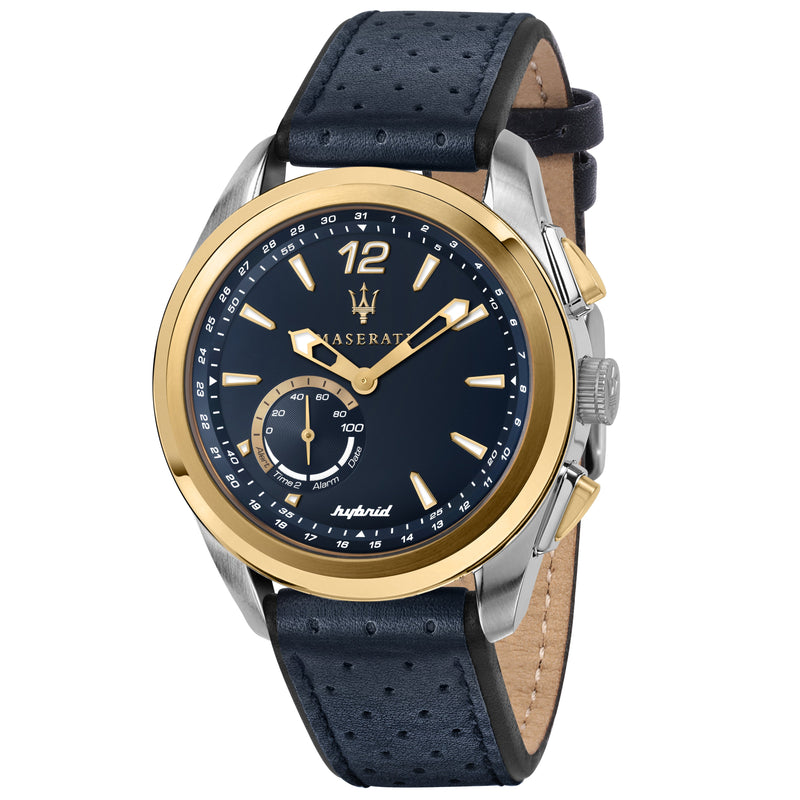 Analogue Watch - Maserati Men's Blue Hybrid Watch MSR8851112002