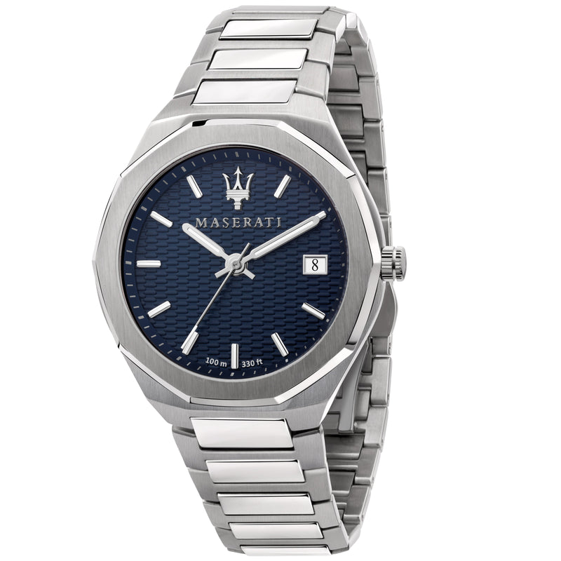 Analogue Watch - Maserati Men's Blue Stile Watch MSR8853142006