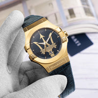 Analogue Watch - Maserati Men's Potenza  Blue Watch R8851108035