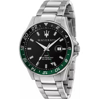 Analogue Watch - Maserati Sfida Men's Silver Watch R8853140005