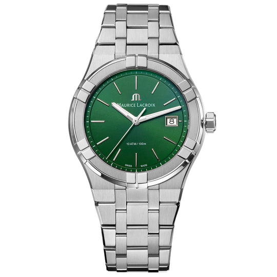 Maurice Lacroix Men's Green Aikon Quartz Watch AI1108-SS002-630-1