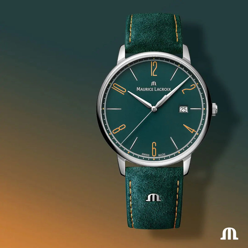 Analogue Watch - Maurice Lacroix Men's Gren Eliros Date Watch EL1118-SS001-620-5