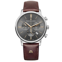 Analogue Watch - Maurice Lacroix Men's Grey Eliros Chronograph Watch EL1098-SS001-311-1