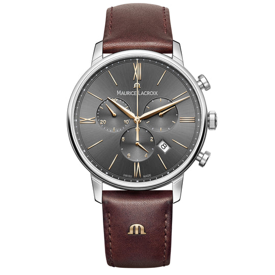Maurice Lacroix Men's Grey Eliros Chronograph Watch EL1098-SS001-311-1
