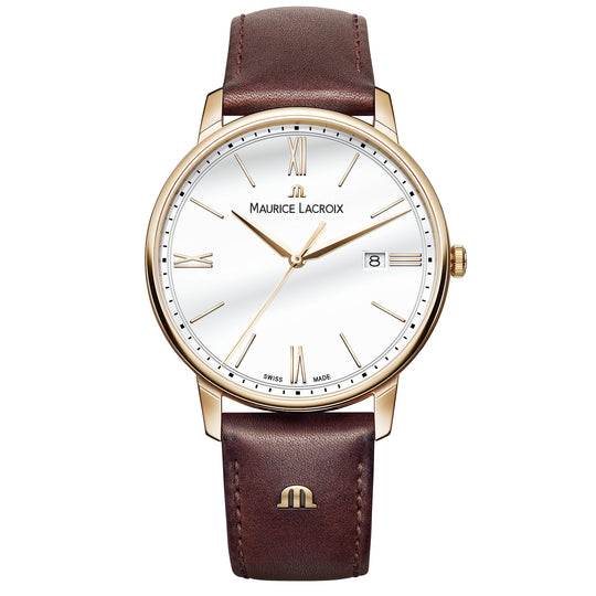 Maurice Lacroix Men's White Eliros Date Quartz Watch EL1118-PVP01-112-1