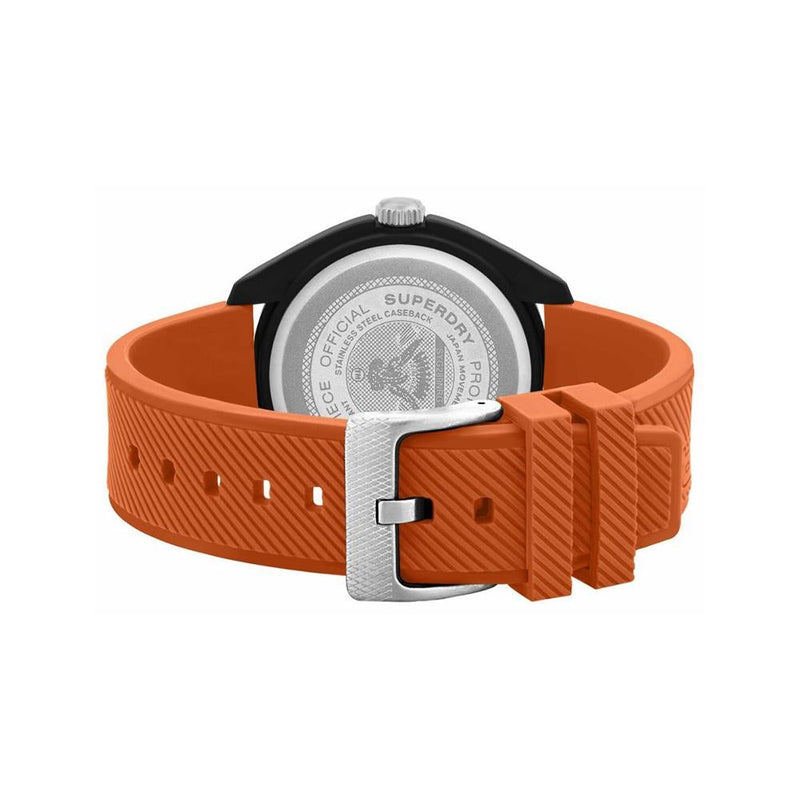 Analogue Watch - Men's Osaka Dive Orange Rubber Strap Superdry Watch SYG304O