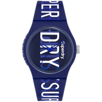 Analogue Watch - Men’s Urban Flow Blue Rubber Strap Superdry Watch SYG272UW