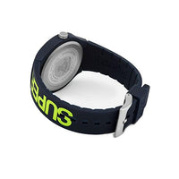 Analogue Watch - Men's Urban Fluoro Green & Navy Rubber Strap Superdry Watch SYG189UN