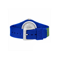 Analogue Watch - Men’s Urban Geo Sport Blue-Green Rubber Strap Superdry Watch SYG268UN