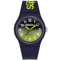 Analogue Watch - Men’s Urban Laser Blue Rubber Strap Superdry Watch SYG198YU