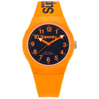 Analogue Watch - Men's Urban Orange Rubber Strap Superdry Watch SYG164O