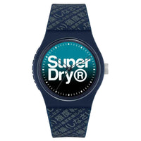 Analogue Watch - Men's Urban Osaka Blue Rubber Strap Superdry Watch SYG302U