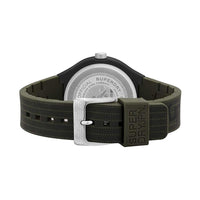 Analogue Watch - Men's Urban XL Green Rubber Strap Superdry Watch SYG293N
