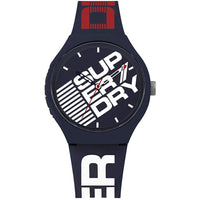 Analogue Watch - Men's Urban XL Street Navy Blue Strap Superdry Watch SYG226U